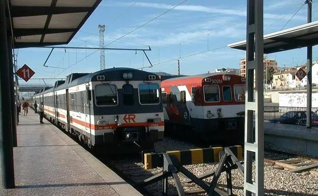 Imagen de archivo de la estación de Renfe en Sagunto. 