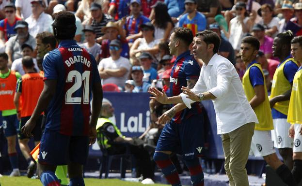 Marcelino, el domingo en Orriols. 