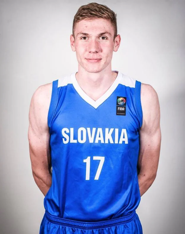 Tomas Pavelka, en la sesión ofcial del Eurobasket U18 B. 
