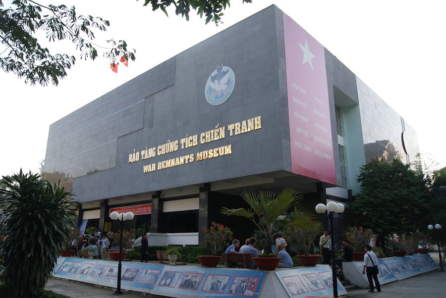 En el puesto número 10 del mundo: el War Remmants Museum en la ciudad de Ho Chi Minh City (Vietnam).