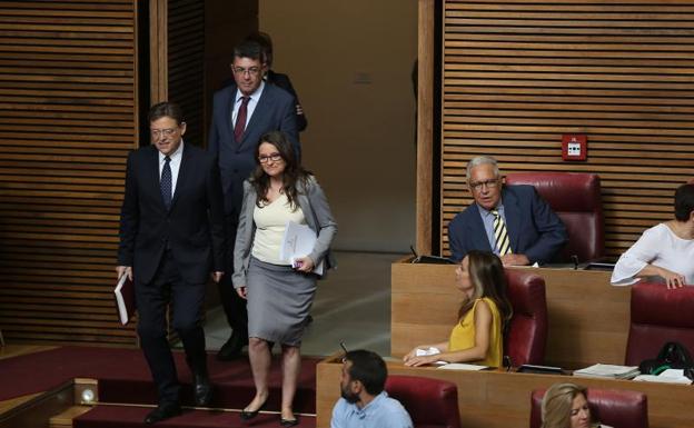 Pleno de las Cortes Valencianas, debate sobre el estado de la Comunitat