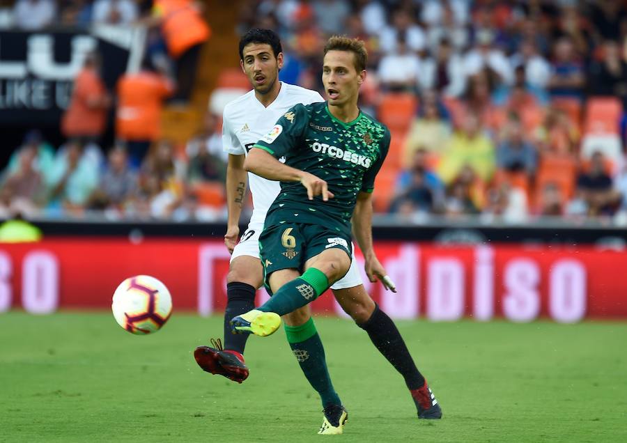 Estas son las mejores imágenes del partido de la jornada 4 de la Liga en Mestalla