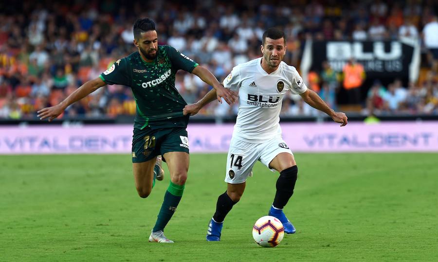 Estas son las mejores imágenes del partido de la jornada 4 de la Liga en Mestalla