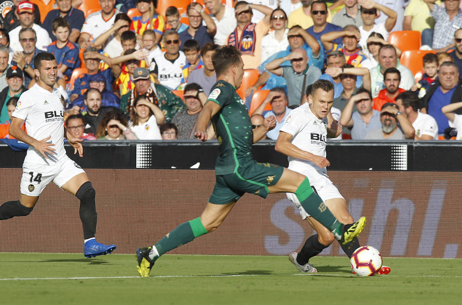 Estas son las mejores imágenes del partido de la jornada 4 de la Liga en Mestalla