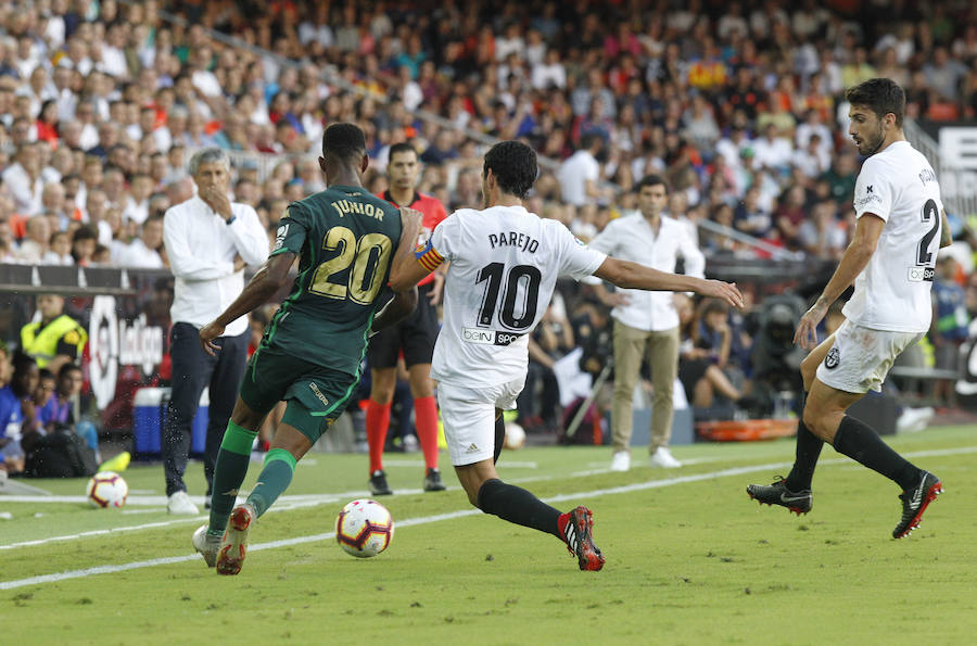 Estas son las mejores imágenes del partido de la jornada 4 de la Liga en Mestalla