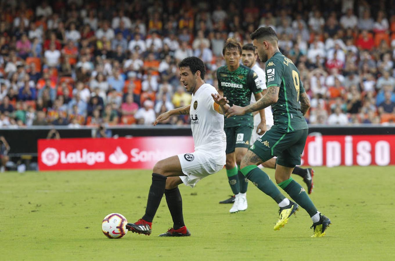 Estas son las mejores imágenes del partido de la jornada 4 de la Liga en Mestalla