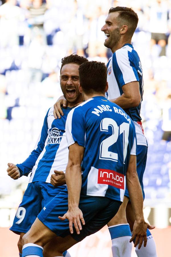 Estas son las imágenes que deja el partido de la cuarta jornada de Liga en Cornellà