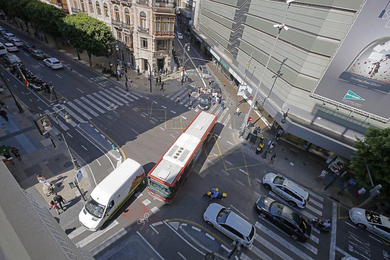 Fotos: El caos de la calle Colón