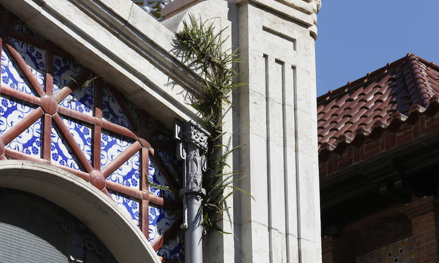 El Ayuntamiento rechaza reparar las goteras al alegar que se trata de un recinto autogestionado, mientras se degrada más el edificio protegido