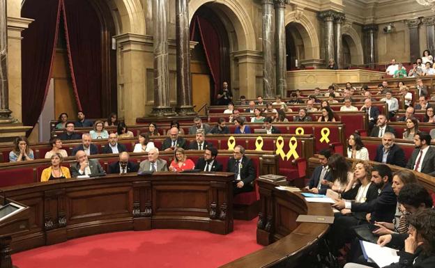 Pleno del Parlament.