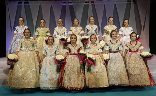 Las 13 candidatas a fallera mayor infantil de Valencia 2019