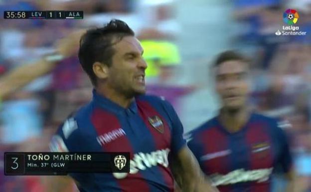 Levante-Alavés: Vídeo del gol de Toño que le dio la victoria a los granota