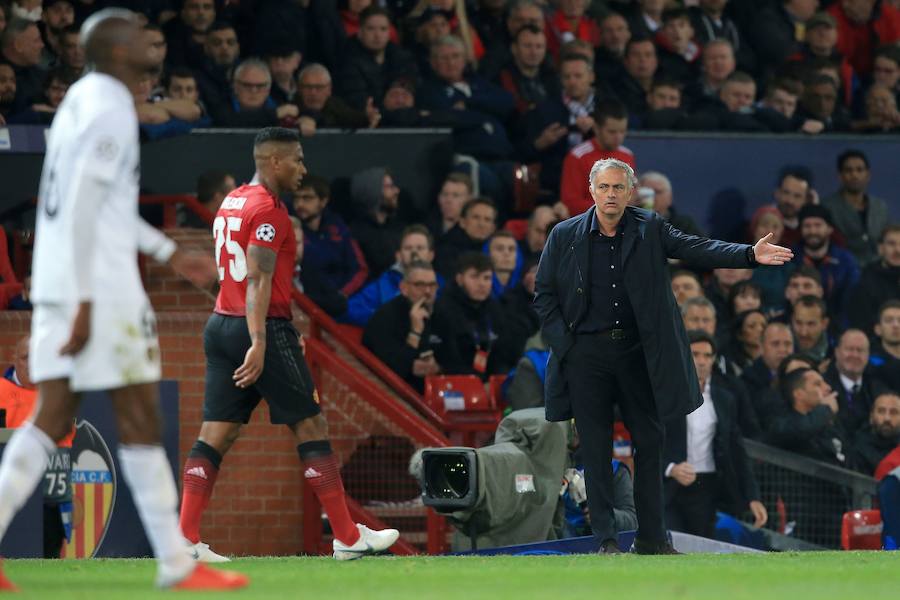 Estas son las imágenes que deja el paso del conjunto blanquinegro por Old Trafford en la segunda jornada de Champions League