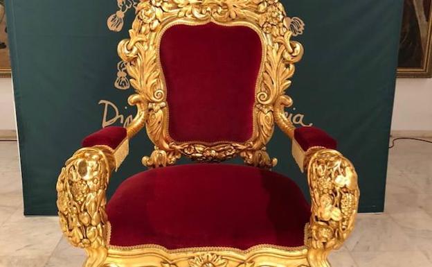 La Cadira d'Or del rey Alfonso XIII.