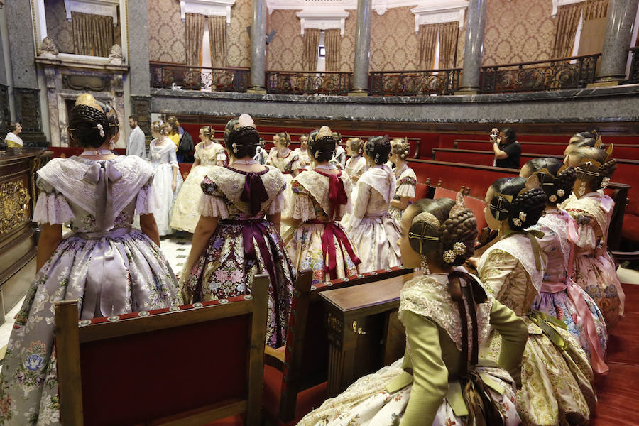 Las 26 candidatas ultiman los detalles del acto que tendrá lugar el jueves 11 de octubre, 24 horas después de conocerse los nombres de la máxima representación fallera para las Fallas 2019