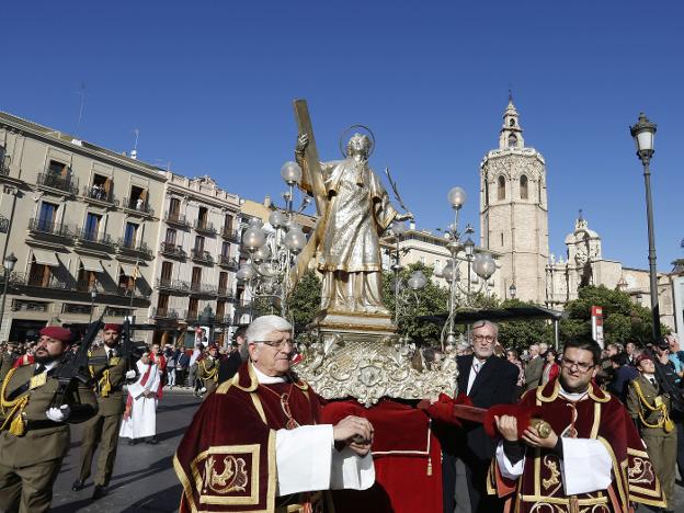 Procesión en honor a San Vicente Mártir el pasado 22 de enero. 