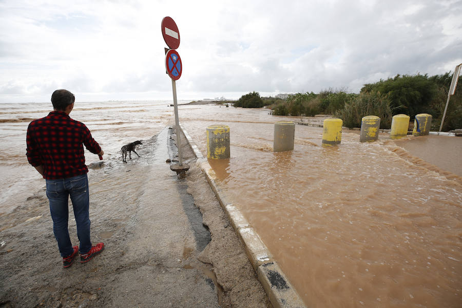 Efectos de la gota fría en Canet.