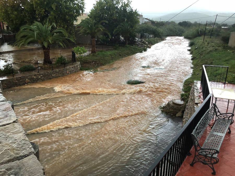 Gota fría en Santa Magdalena de Polpis.