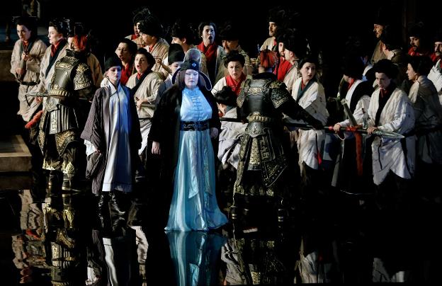 La soprano Jennifer Wilson en el papel de 'Turandot'. 