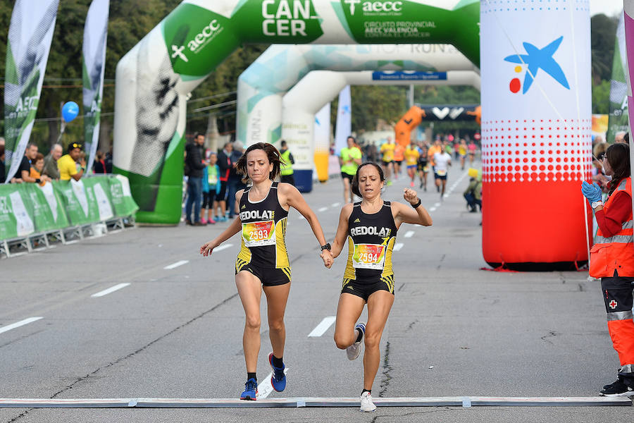 Un total de 10.049 personas han participado en 'Valencia contra el Cáncer' este 21 de octubre, una III edición de récord que ha logrado recaudar 50.245€ para luchar contra la enfermedad. En lo que llevamos de 2018, RunCáncer ya alcanza los 255.556€ de recaudación que se destinarán íntegramente a proyectos de investigación oncológica