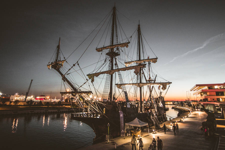 El histórico navío estará en la Marina hasta el próximo domingo. Su horario de visita es de 10 a 20 horas. 