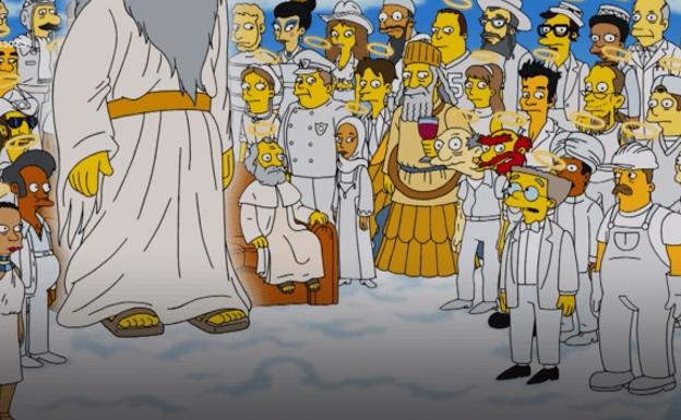 Escena del capítulo 'My Way or Highway to Heaven' de 'Los Simpson'.