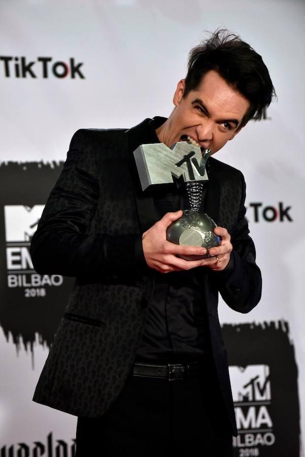 El vocalista estadounidense de la banda Panic! at the Disco, Brendon Urie