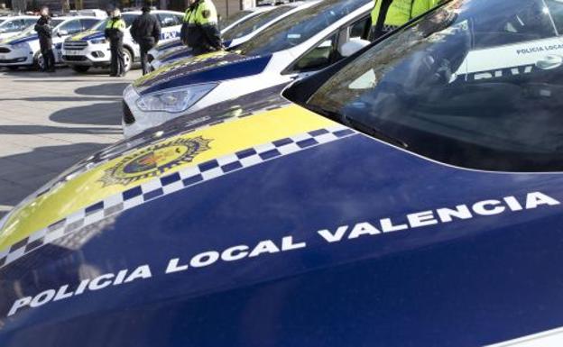 Vehículo de la Policía Local de Valencia.