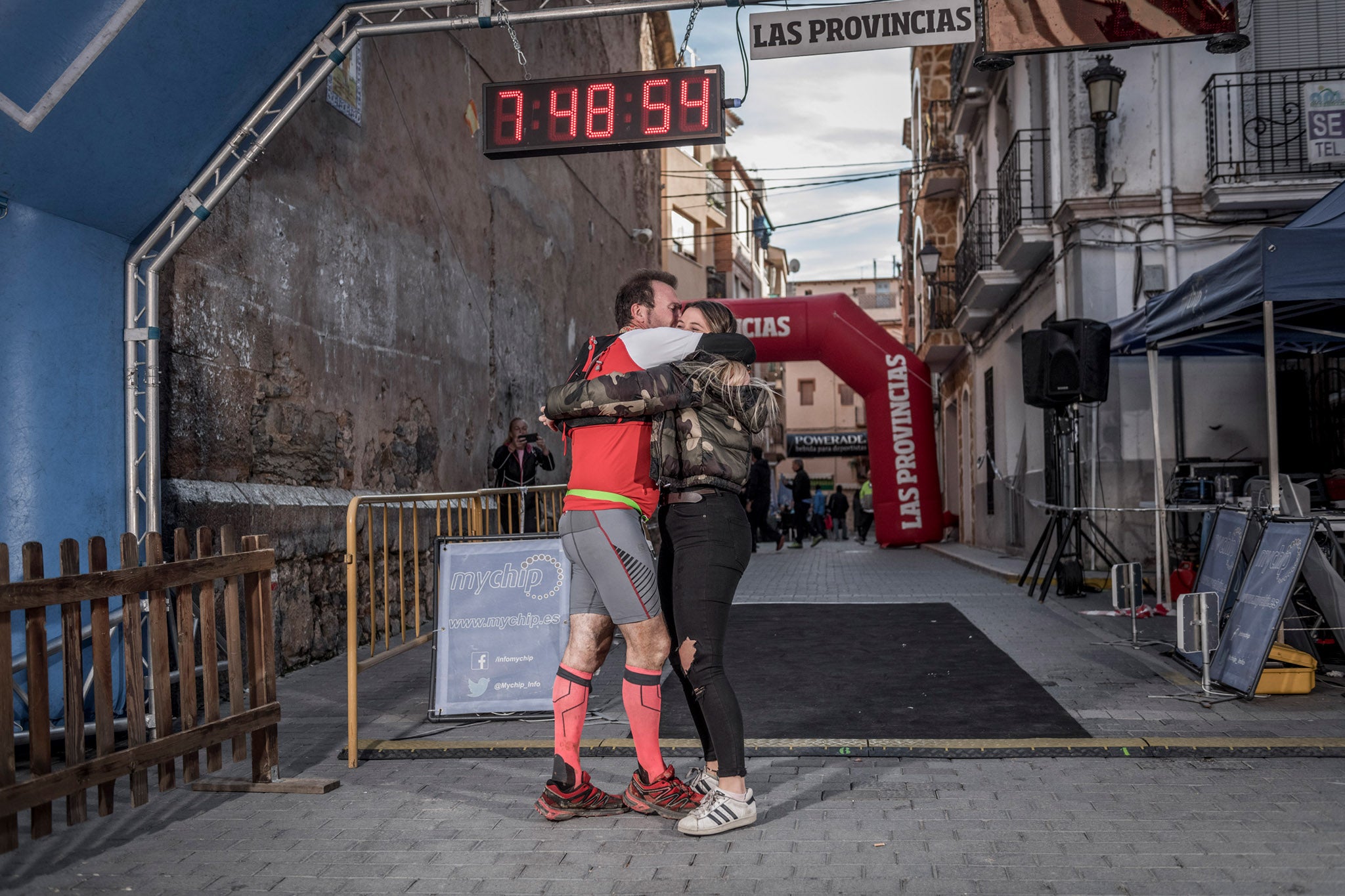 Galería de fotos de la llegada a meta de la carrera de 55 kilómetros del Trail de Montanejos 2018 