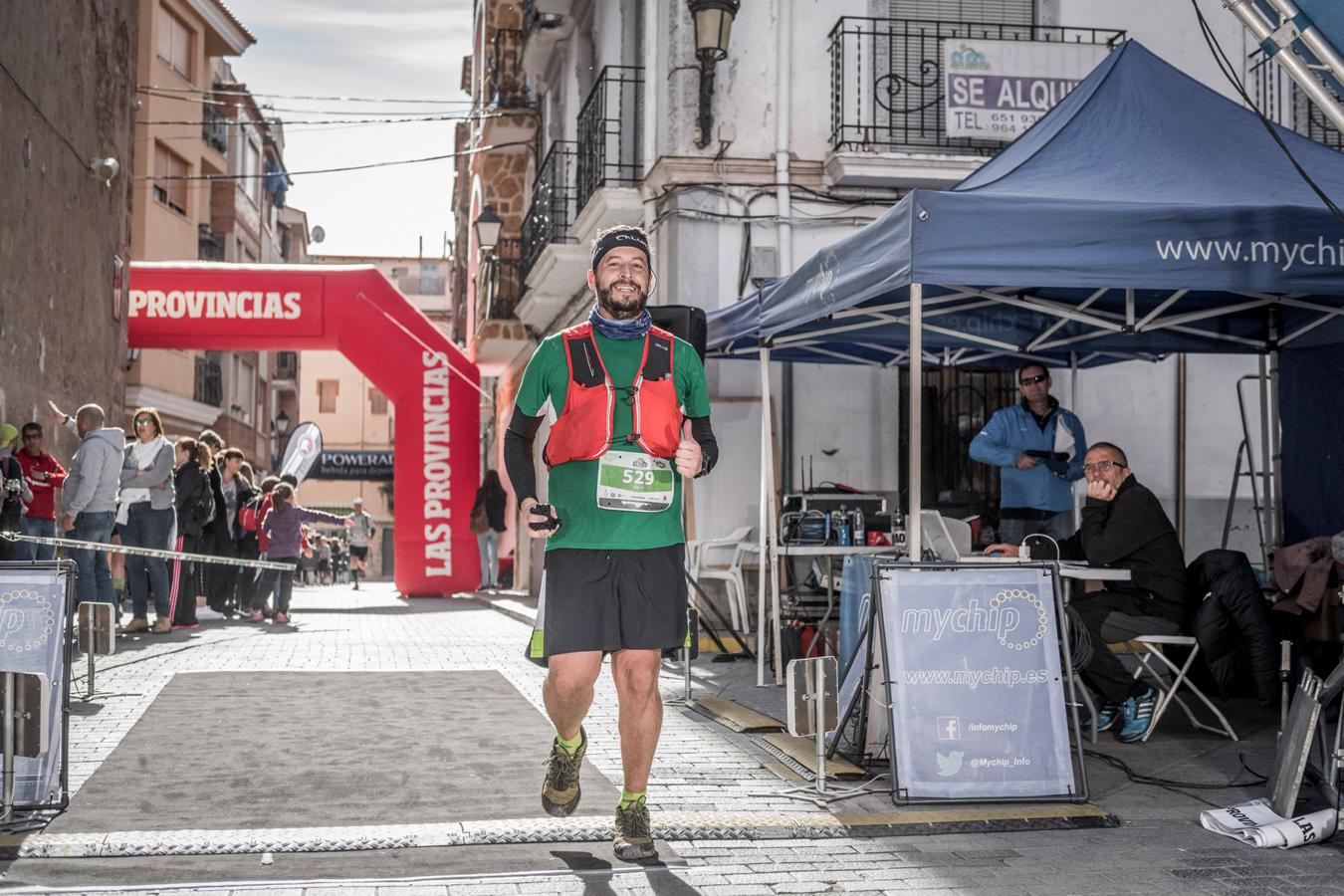 Galería de fotos de la llegada a meta de la carrera de 30 kilómetros del Trail de Montanejos 2018