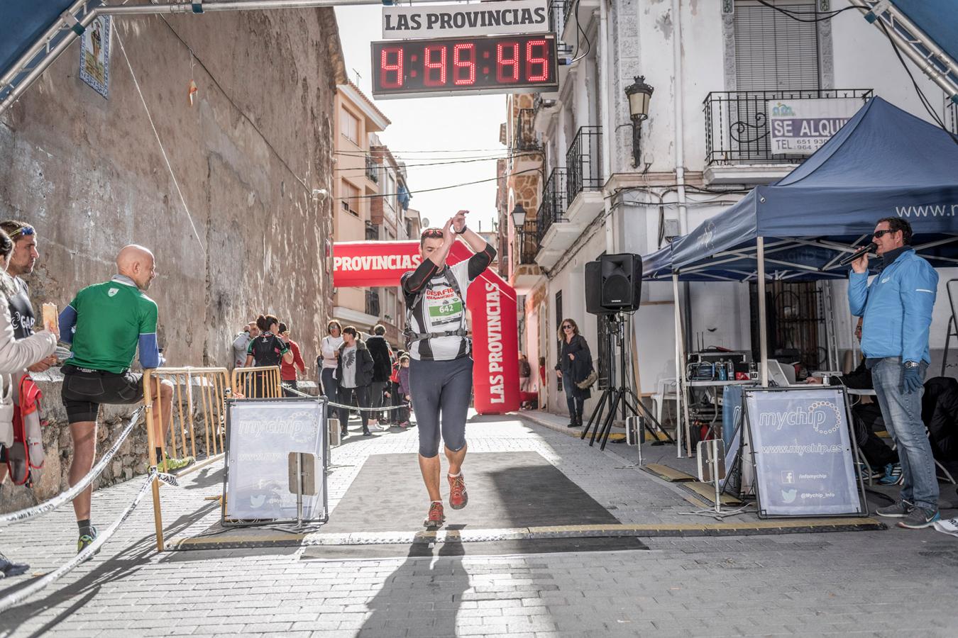 Galería de fotos de la llegada a meta de la carrera de 30 kilómetros del Trail de Montanejos 2018