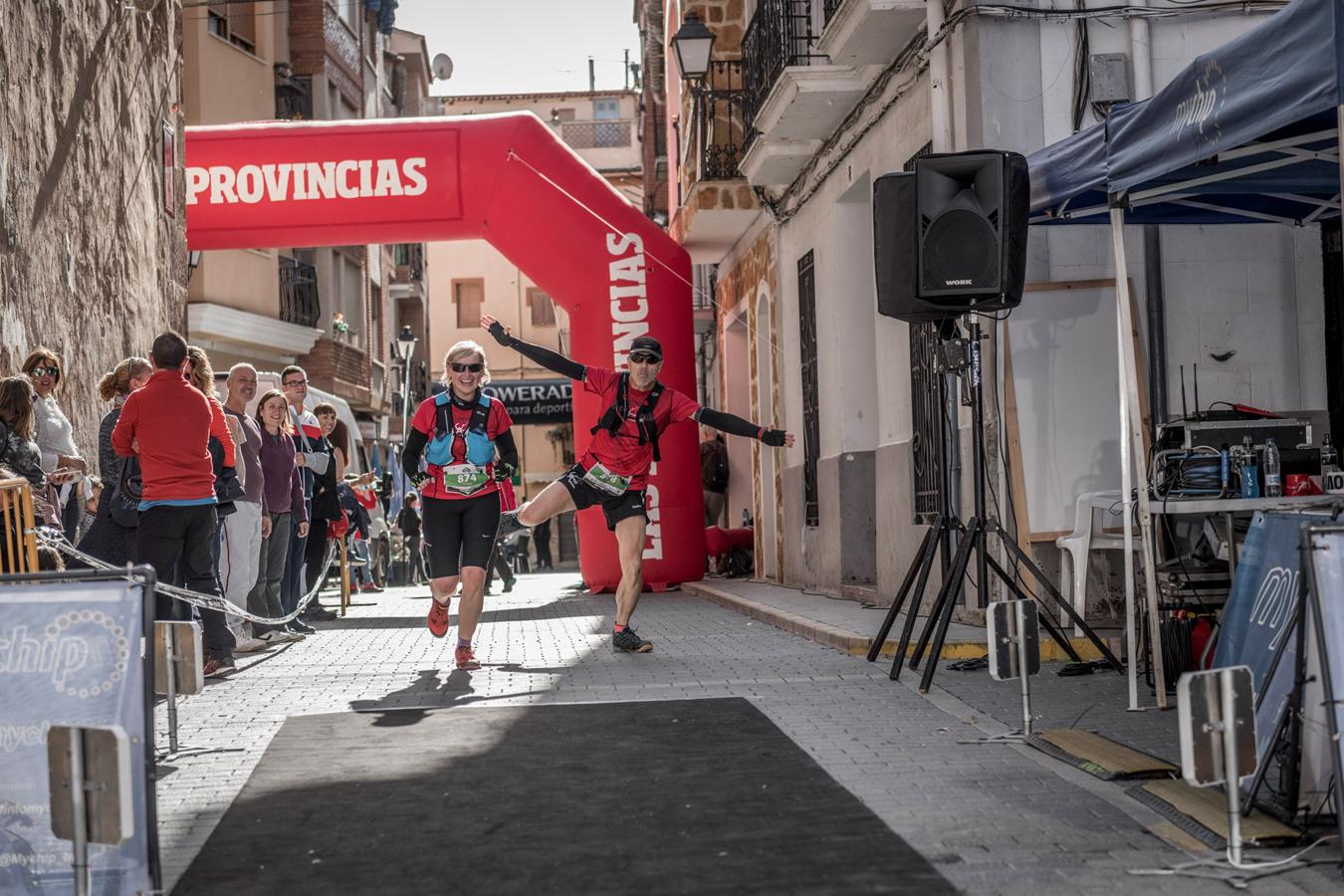 Galería de fotos de la llegada a meta de la carrera de 30 kilómetros del Trail de Montanejos 2018