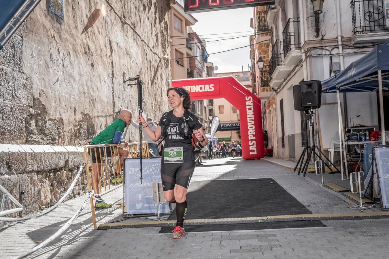 Galería de fotos de la llegada a meta de la carrera de 30 kilómetros del Trail de Montanejos 2018