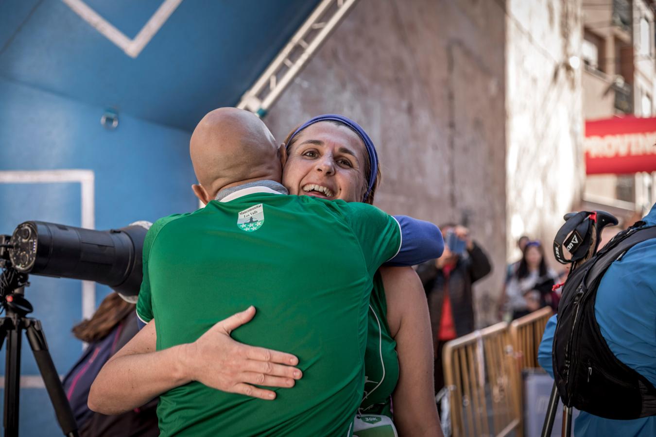 Galería de fotos de la llegada a meta de la carrera de 30 kilómetros del Trail de Montanejos 2018