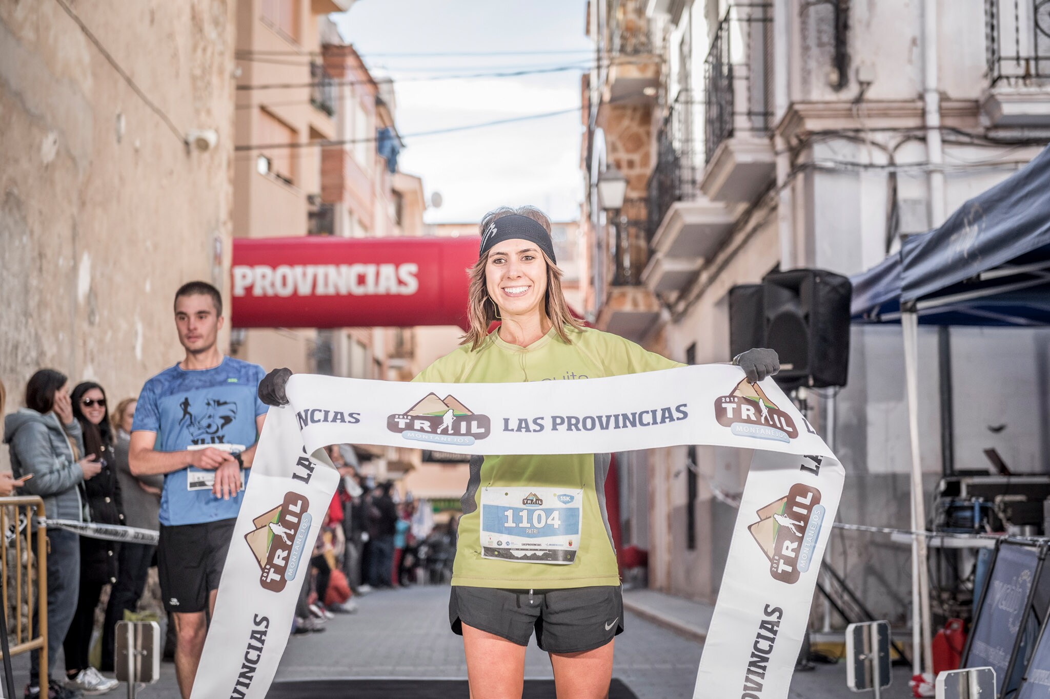 Galería de fotos de la llegada a meta de la carrera de 15 kilómetros del Trail de Montanejos 2018