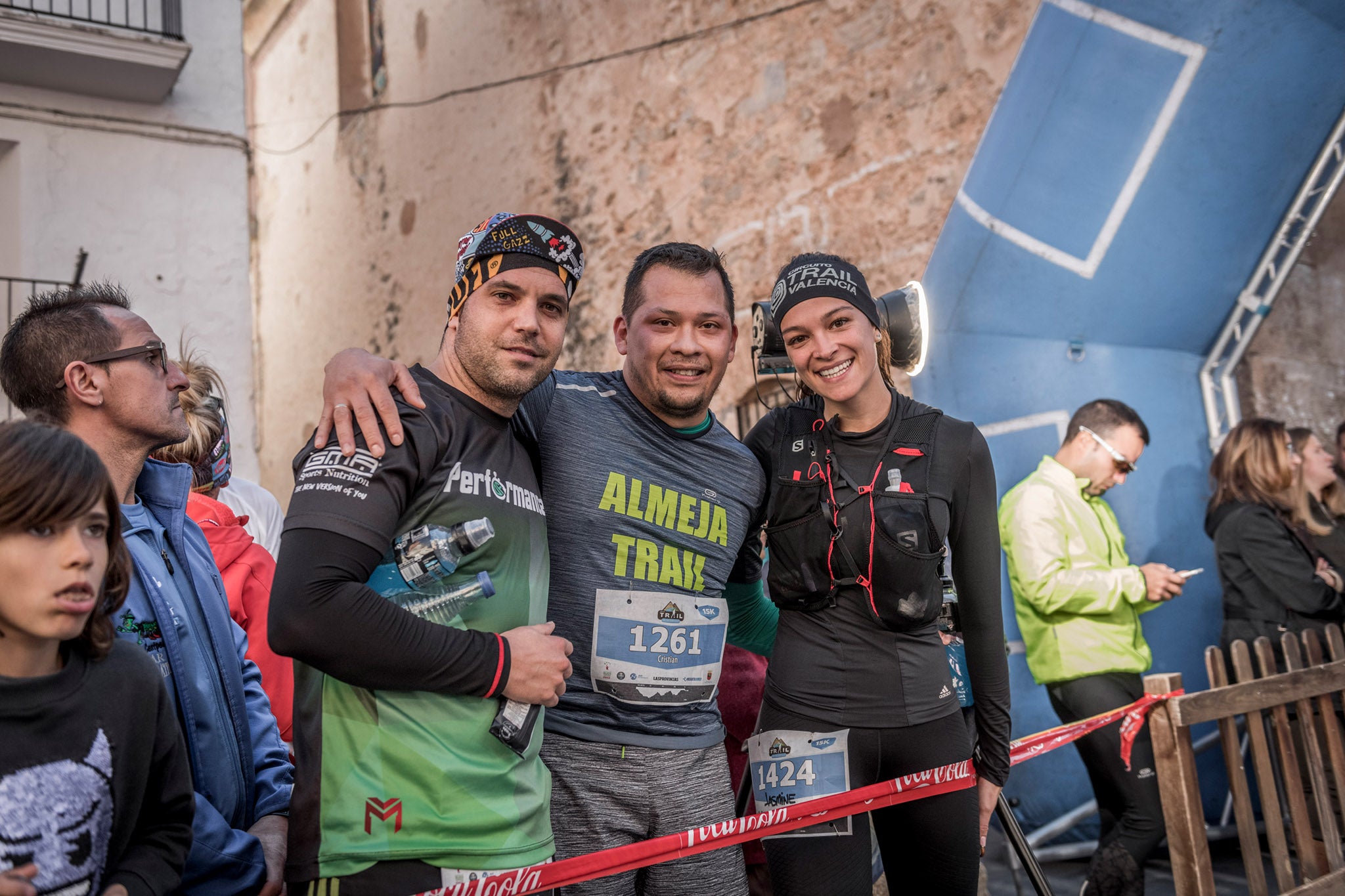 Galería de fotos de la llegada a meta de la carrera de 15 kilómetros del Trail de Montanejos 2018