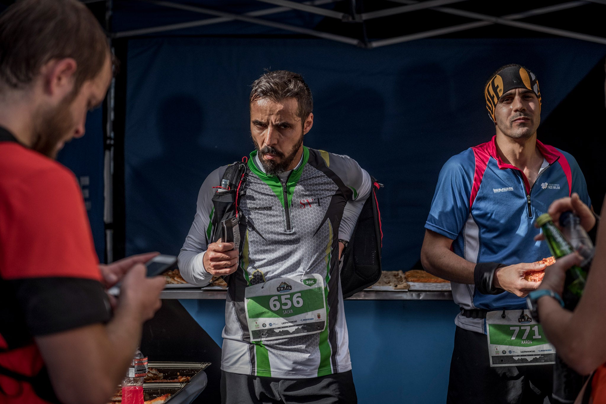 Galería de fotos de la llegada a meta de la carrera de 30 kilómetros del Trail de Montanejos 2018