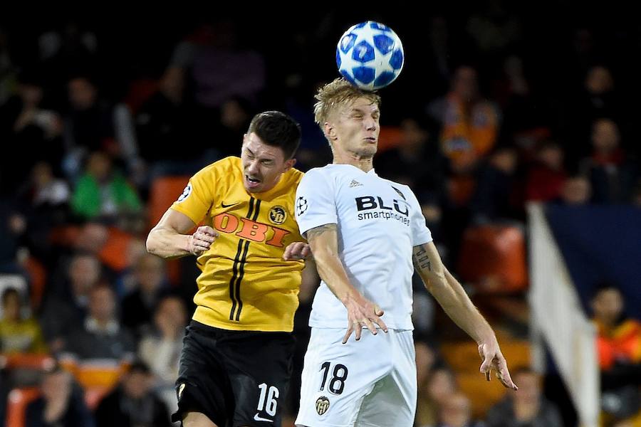 Estas son las imágenes que deja el choque de la cuarta jornada de Champions en Mestalla