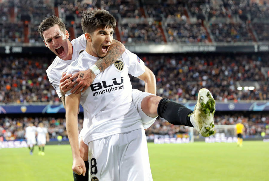 Estas son las imágenes que deja el choque de la cuarta jornada de Champions en Mestalla