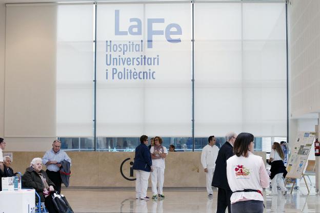 Interior del Hospital La Fe. 