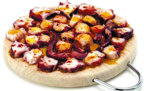 Ración de pulpo.