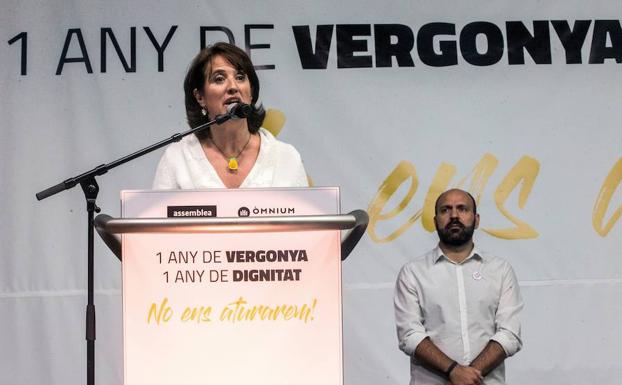 La Presidenta de la Asamblea Nacional Catalana, Elisenda Paluzie.