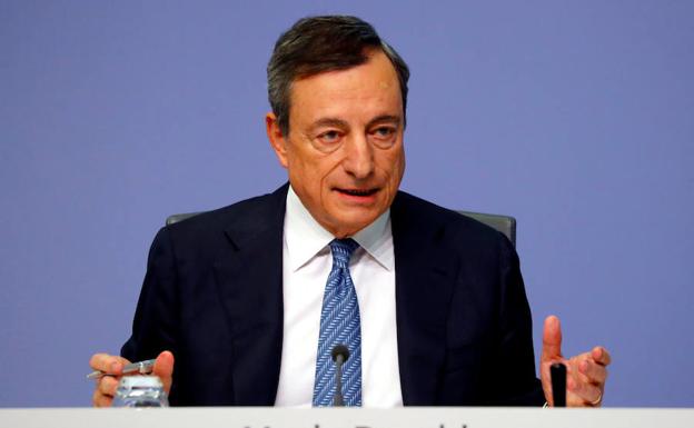 Mario Draghi, presidente del Banco Central Europeo.