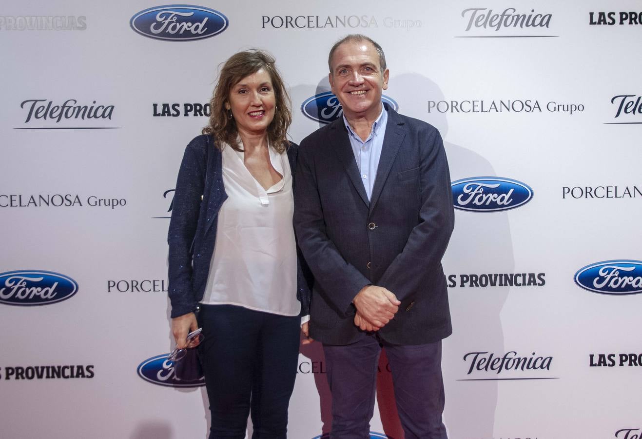 Lore Vega, de Unión de Mutuas, y Antonio Bernabé, de la Fundación Turismo Valencia.