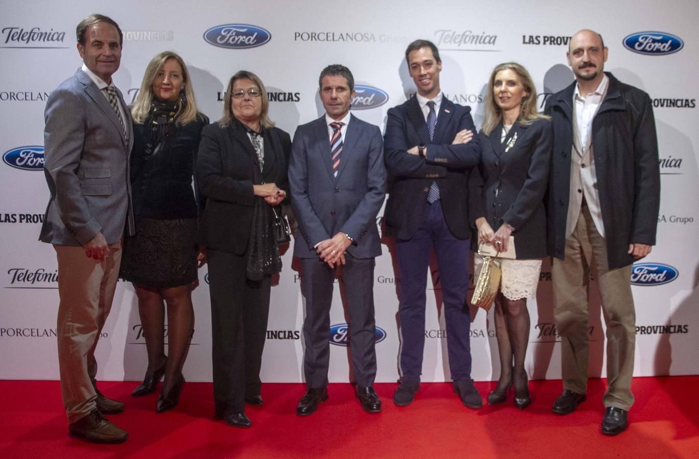 Juan Bellido, Lucila Talens, Marisol Vivo, José Manuel Orta, Antonio García, Marisol Fernández y Luis Bailón.