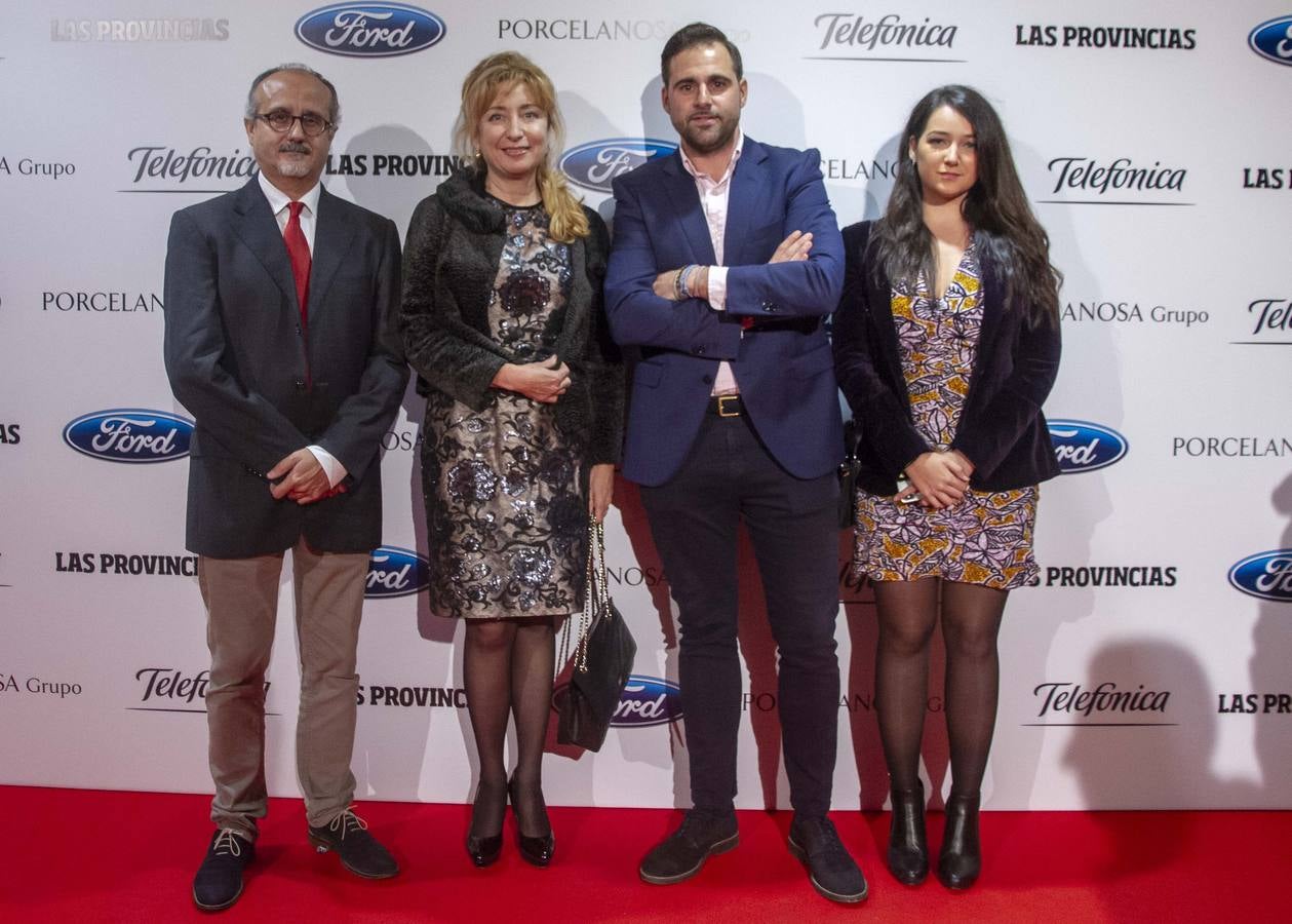 Antonio Duch, Mercedes Hurtado (presidenta), Javier Matoses y Sara Peris, del Colegio de Médicos de Valencia.