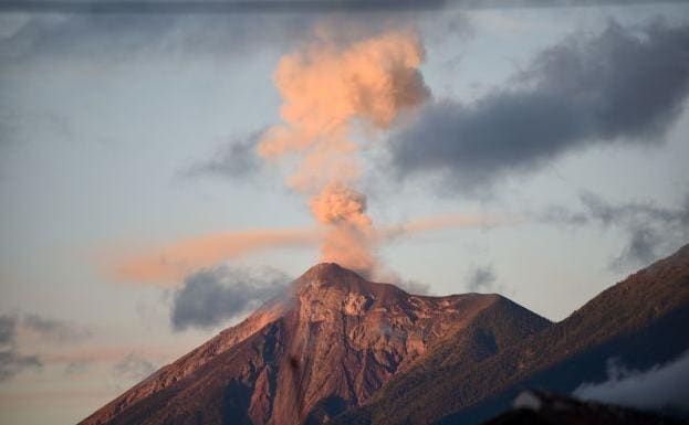 Volcan de Fuego de Guatemala.