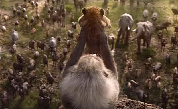 Imagen de la nueva película del Rey León en live action.