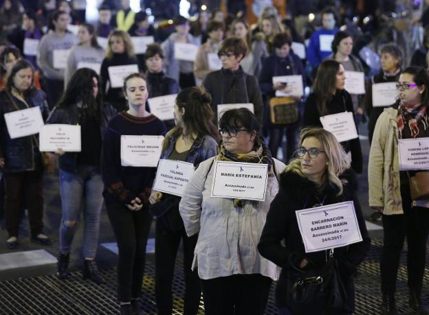 Asistentes a la manifestación celebrada el pasado año. 