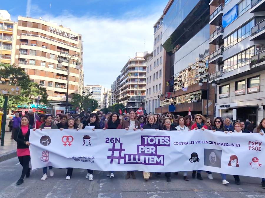 Fotos: Fotos Manifestación contra la violencia de género en Valencia